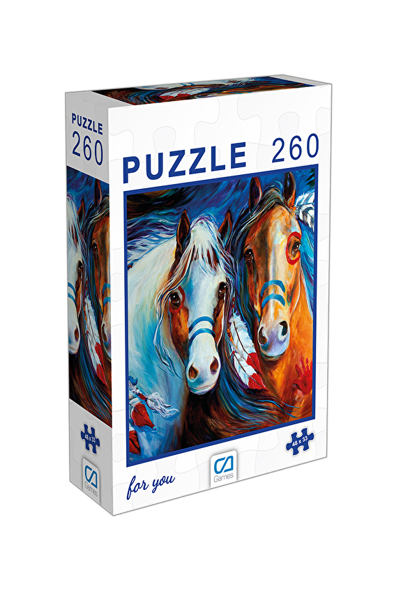 Atlar Puzzle 260 Parça CA6003