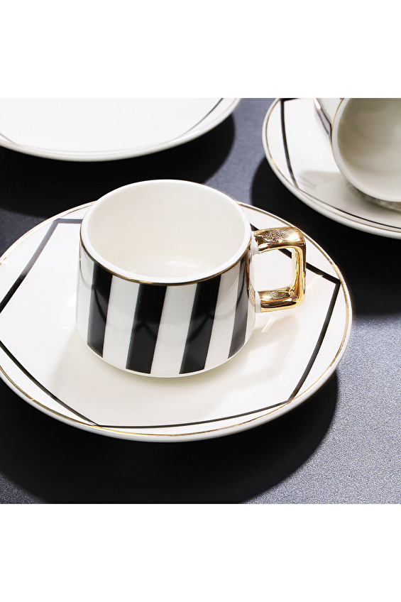 Arow Porselen Kahve Takımı 12 Parça