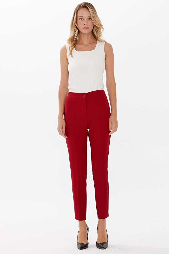 Selen Kadın Pantolon 24YSL5189 Kırmızı Selen Kadın Pantolon 24YSL5189 Kırmızı