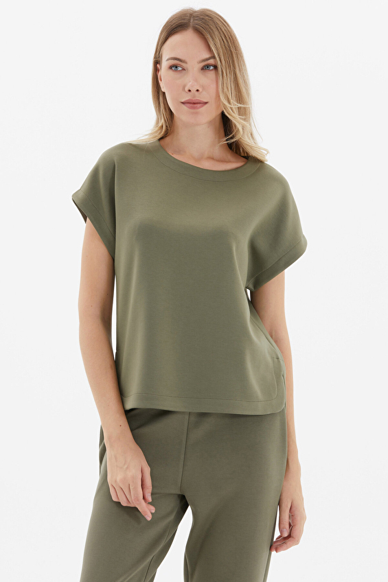 Selen Kadın Bluz 24KSL8951 Haki Selen Kadın Bluz 24KSL8951 Haki