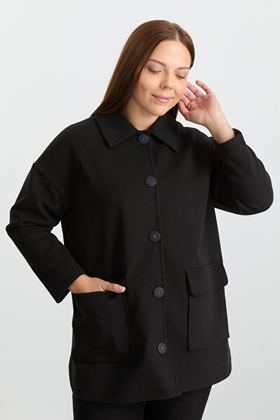 Selen Kadın Kaban 25KSL9506 Siyah Selen Kadın Kaban 25KSL9506 Siyah