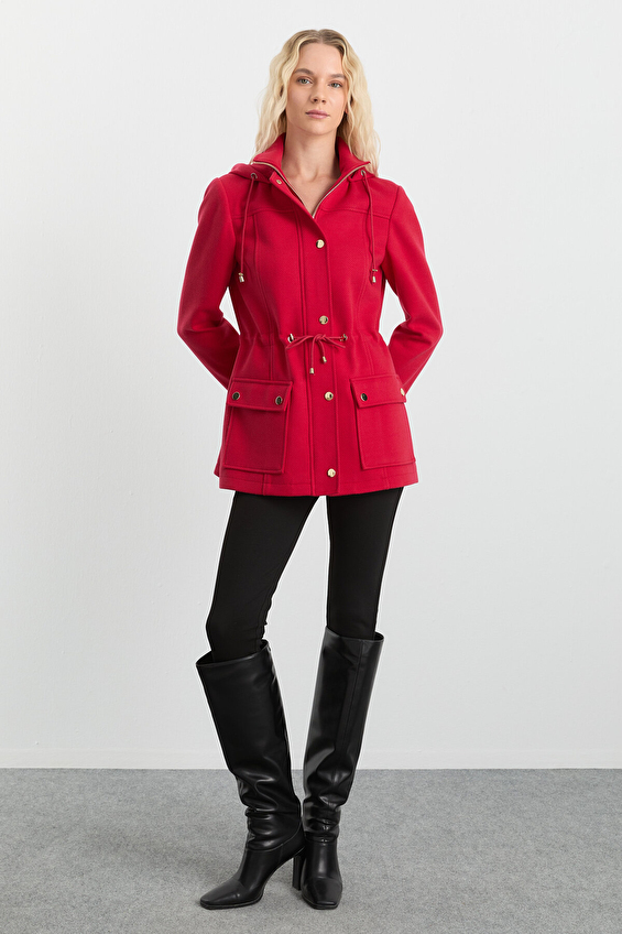 Selen Kadın Kaban 25KSL9501 Kırmızı Selen Kadın Kaban 25KSL9501 Kırmızı