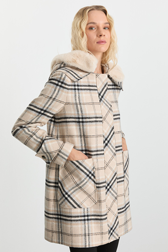 Selen Kadın Kaban 25KSL9503 Taş Selen Kadın Kaban 25KSL9503 Taş