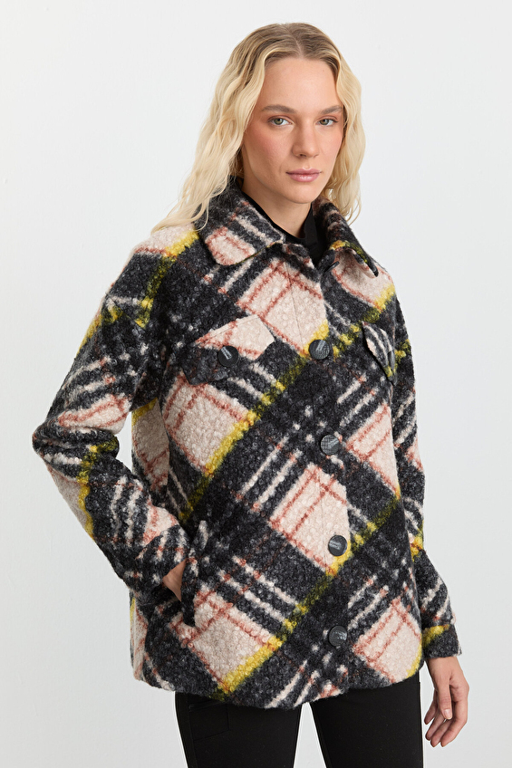 Selen Kadın Kaban 25KSL9502 Sarı Selen Kadın Kaban 25KSL9502 Sarı