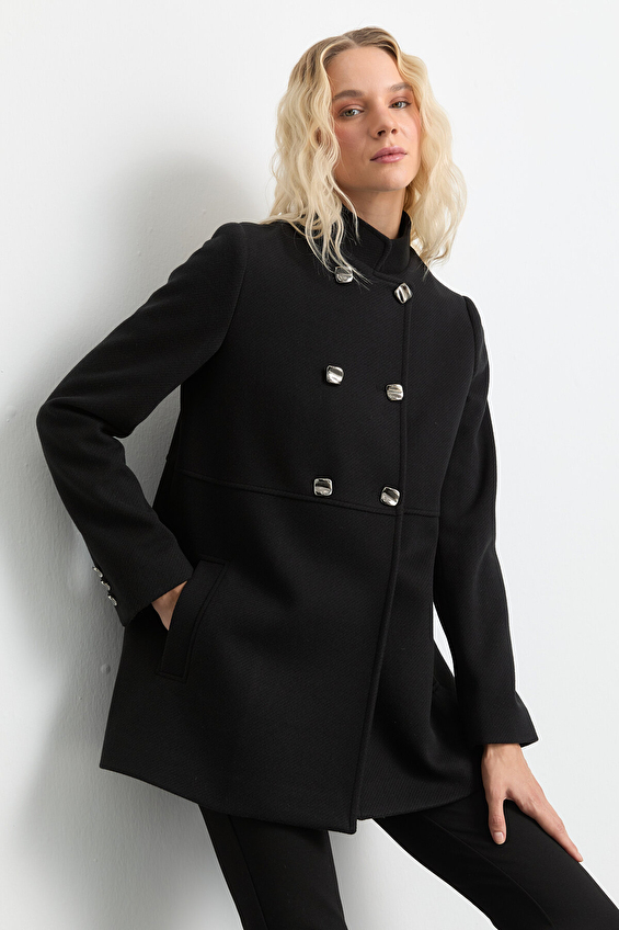 Selen Kadın Kaban 25KSL9507 Siyah Selen Kadın Kaban 25KSL9507 Siyah