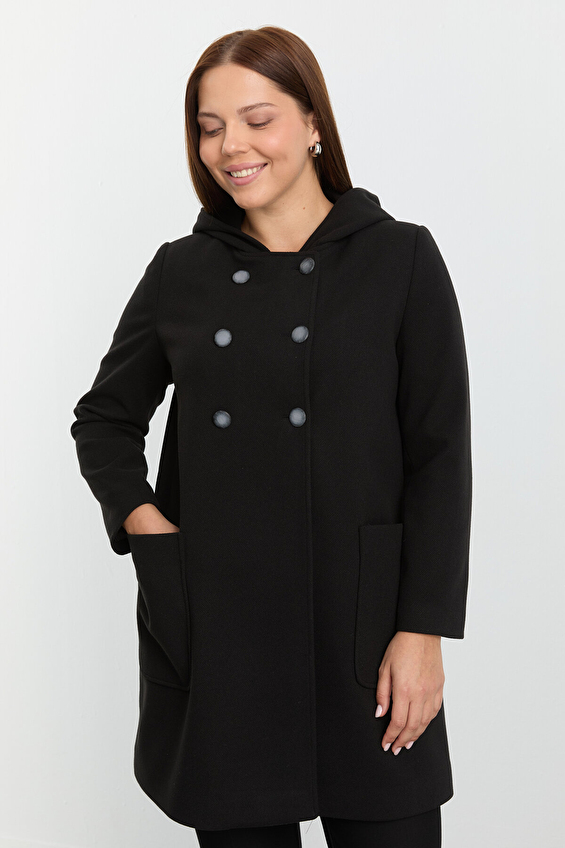 Selen Kadın Kaban 25KSL9509 Siyah Selen Kadın Kaban 25KSL9509 Siyah