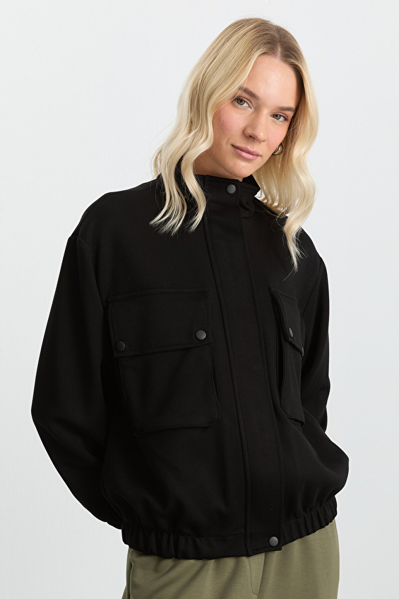 Selen Kadın Ceket 25KSL1539 Siyah Selen Kadın Ceket 25KSL1539 Siyah