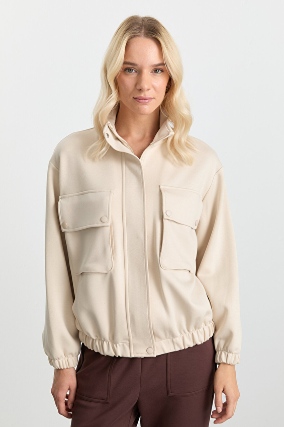 Selen Kadın Ceket 25KSL1539 Taş Selen Kadın Ceket 25KSL1539 Taş