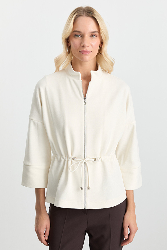 Selen Kadın Ceket 25KSL1541 Ekru Selen Kadın Ceket 25KSL1541 Ekru