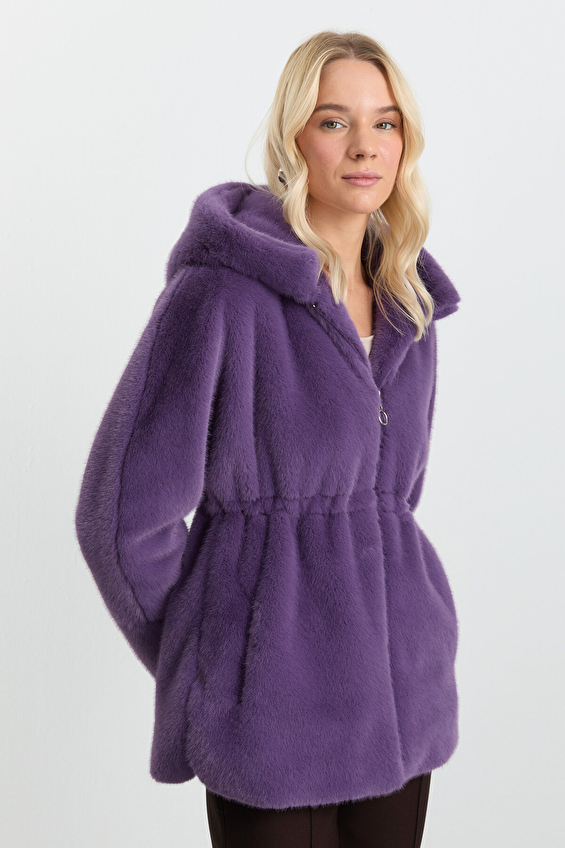 Selen Kadın Kaban 25KSL9514 Mor Selen Kadın Kaban 25KSL9514 Mor