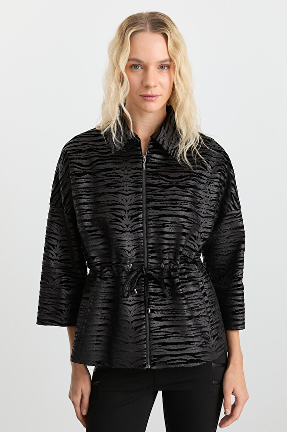 Selen Kadın Ceket 25KSL1542 Siyah Selen Kadın Ceket 25KSL1542 Siyah