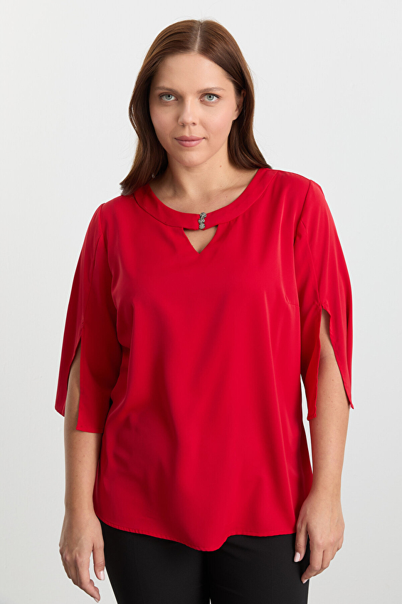 Selen Kadın Bluz 25KSL8204 Kırmızı Selen Kadın Bluz 25KSL8204 Kırmızı