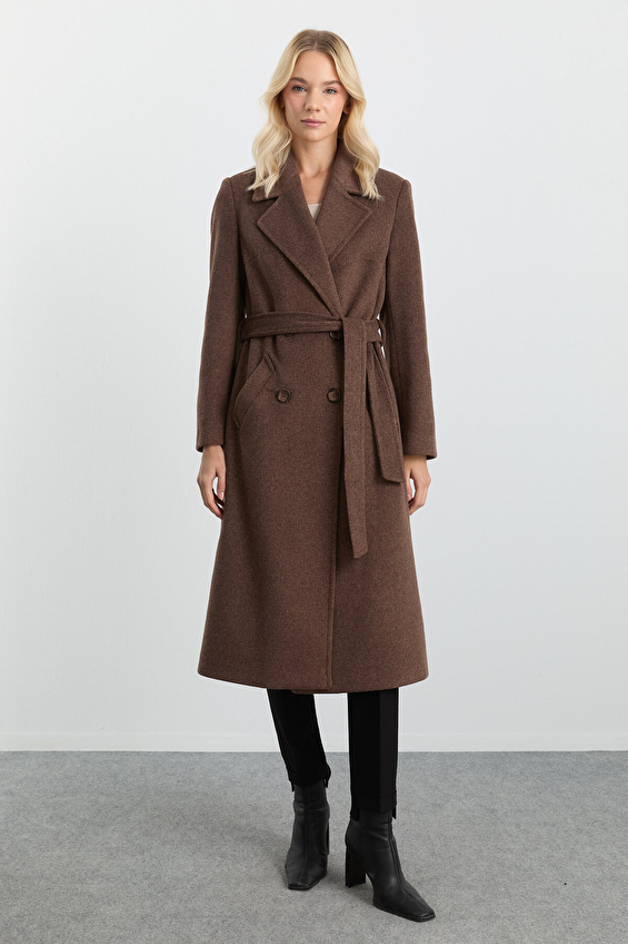 Selen Kadın Kaban 25KSL9532 Kahve Selen Kadın Kaban 25KSL9532 Kahve