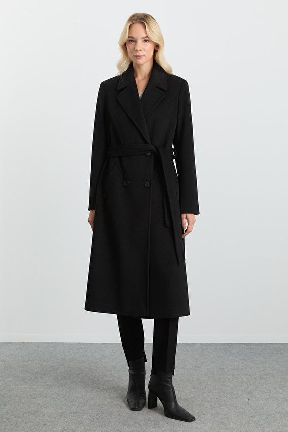 Selen Kadın Kaban 25KSL9532 Siyah Selen Kadın Kaban 25KSL9532 Siyah