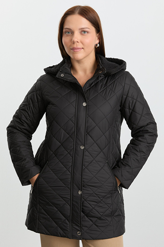 Selen Kadın Mont 25KSL6157 Siyah Selen Kadın Mont 25KSL6157 Siyah