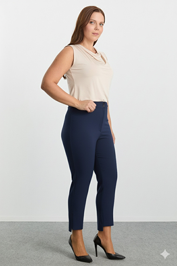 Selen Kadın Pantolon 25KSL5461 Lacivert Selen Kadın Pantolon 25KSL5461 Lacivert