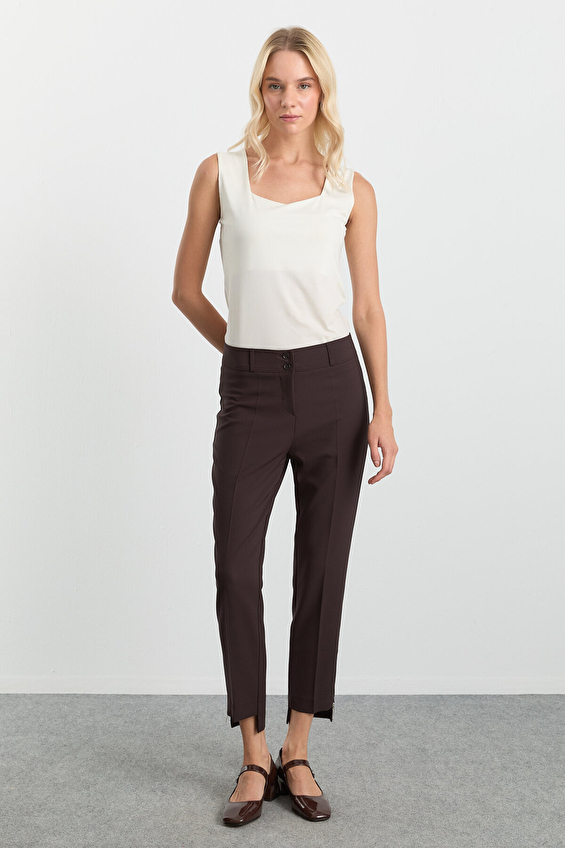 Selen Kadın Pantolon 25KSL5463 Kahve Selen Kadın Pantolon 25KSL5463 Kahve