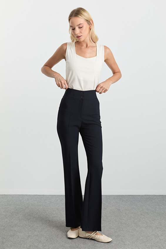 Selen Kadın Pantolon 25KSL5464 Lacivert Selen Kadın Pantolon 25KSL5464 Lacivert