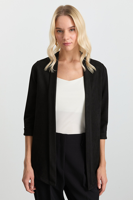 Selen Kadın Ceket 25KSL1550 Siyah Selen Kadın Ceket 25KSL1550 Siyah