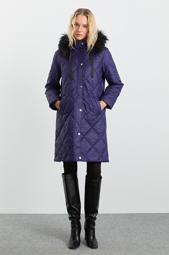 Selen Kadın Mont 25KSL6161 Mor Selen Kadın Mont 25KSL6161 Mor