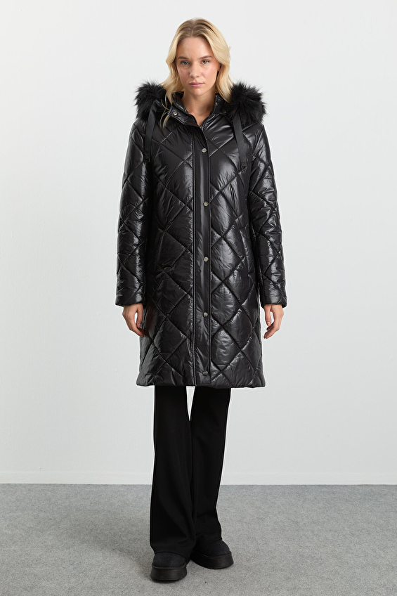 Selen Kadın Mont 25KSL6161 Siyah Selen Kadın Mont 25KSL6161 Siyah