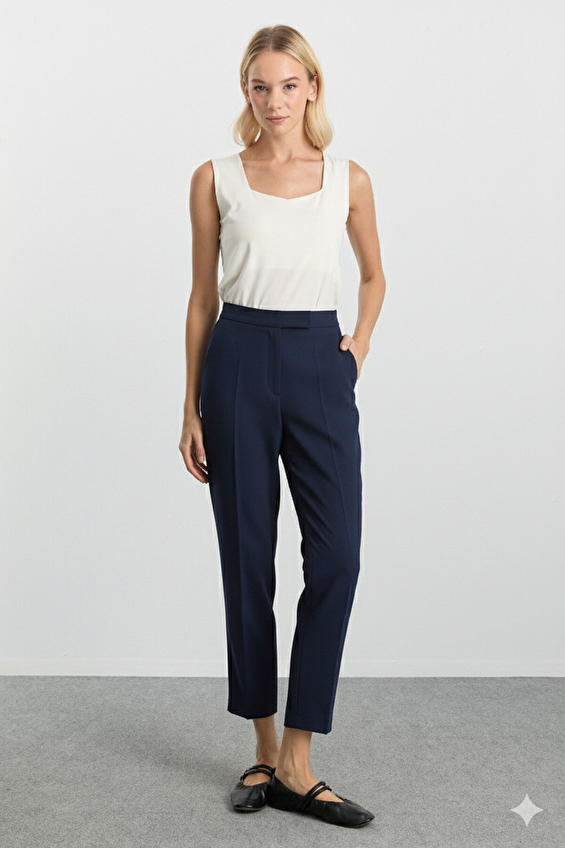 Selen Kadın Pantolon 25KSL5466 Lacivert Selen Kadın Pantolon 25KSL5466 Lacivert