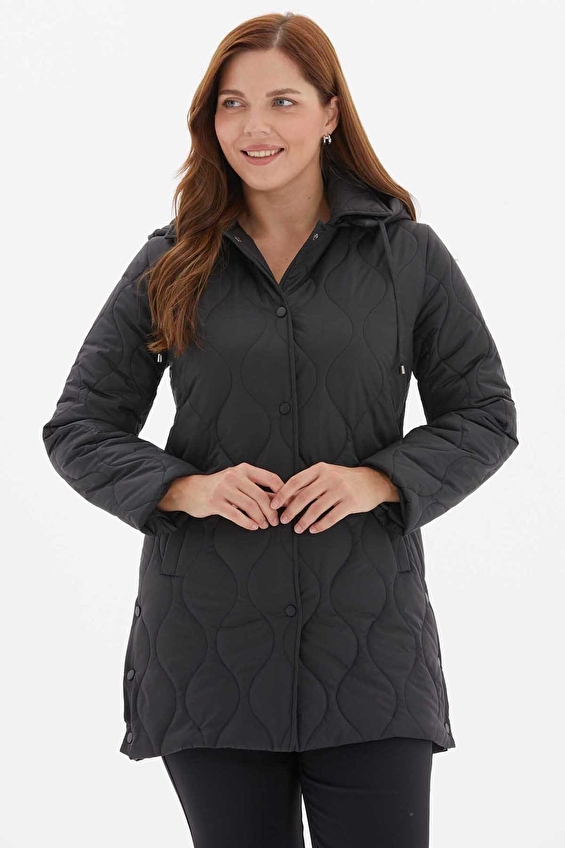 Selen Kadın Mont 25KSL6168 Siyah Selen Kadın Mont 25KSL6168 Siyah