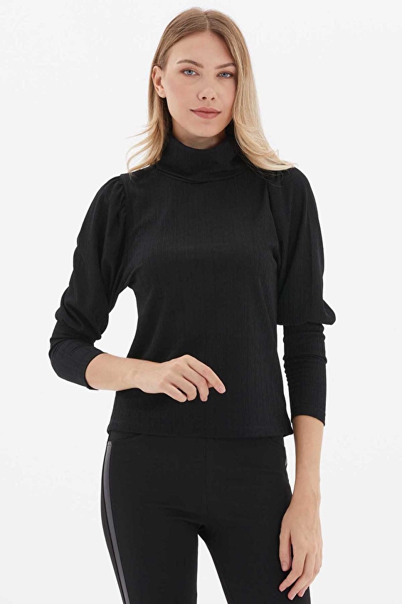 Selen Kadın Bluz 25KSL8256 Siyah Selen Kadın Bluz 25KSL8256 Siyah