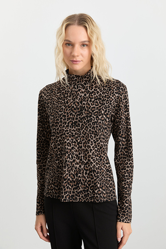 Selen Kadın Bluz 25KSL8271 Kahverengi Selen Kadın Bluz 25KSL8271 Kahverengi