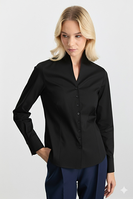 Selen Kadın Bluz 25KSL8281 Siyah Selen Kadın Bluz 25KSL8281 Siyah