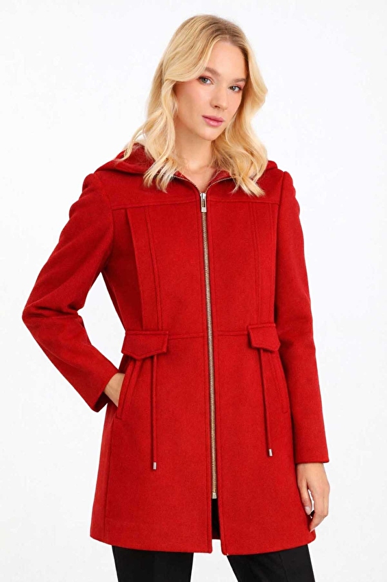 Selen Kadın Kaban 25KSL9545 Kırmızı Selen Kadın Kaban 25KSL9545 Kırmızı