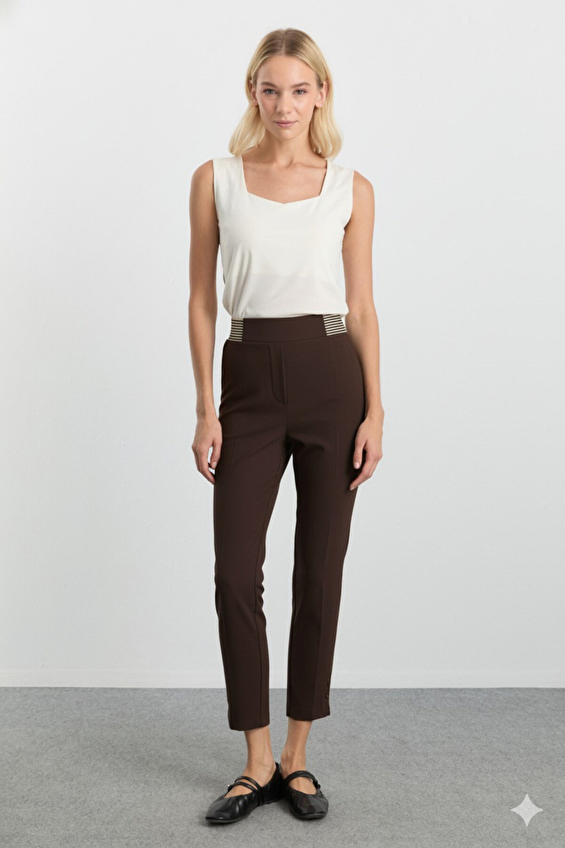 Selen Kadın Pantolon 25KSL5462 Kahve Selen Kadın Pantolon 25KSL5462 Kahve