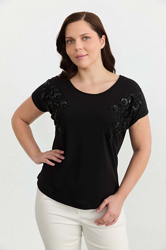 Selen Keten Bisiklet Yaka Kısa Kollu Kadın Ceket 26YSL8338 Siyah Selen Keten Bisiklet Yaka Kısa Kollu Kadın Ceket 26YSL8338 Siyah