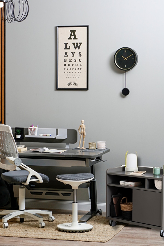 Creo Mobili Sirius Premium Plus Çalışma Masası Takımı Antrasit Gri Srprp Creo Mobili Sirius Premium Plus Çalışma Masası Takımı Antrasit Gri Srprp