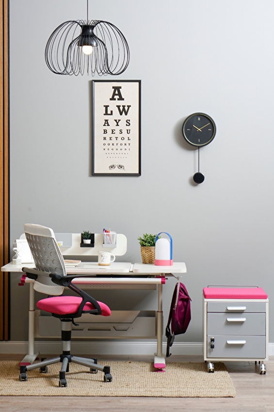 Creo Mobili Vega Delux Çalışma Masası Fuşya Vgdea Creo Mobili Vega Delux Çalışma Masası Fuşya Vgdea