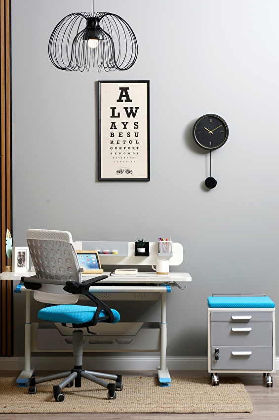 Creo Mobili Vega Delux Çalışma Masası Mavi Vgdea 2 Creo Mobili Vega Delux Çalışma Masası Mavi Vgdea 2