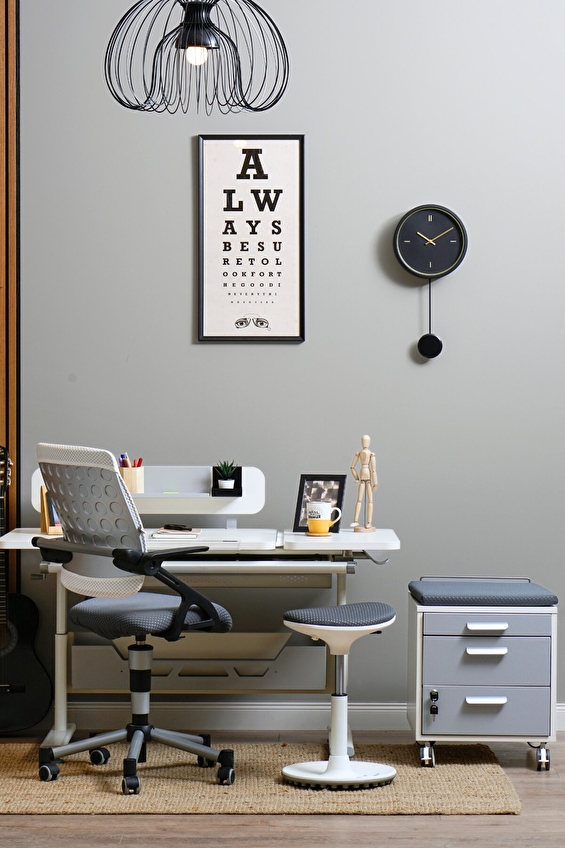 Creo Mobili Vega Premium Çalışma Masası Takımı Beyaz Gri Vgpre Creo Mobili Vega Premium Çalışma Masası Takımı Beyaz Gri Vgpre