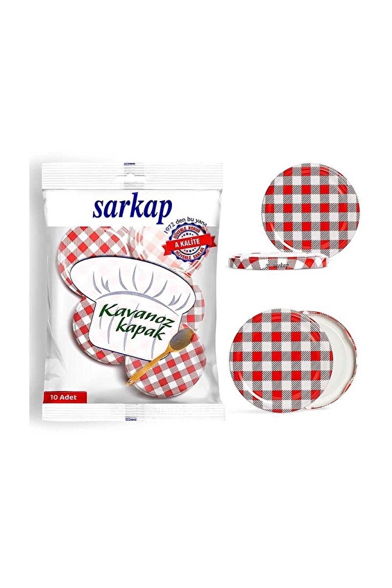 Sarkap Kavanoz Kapağı 10'lu Sarkap Kavanoz Kapağı 10'lu