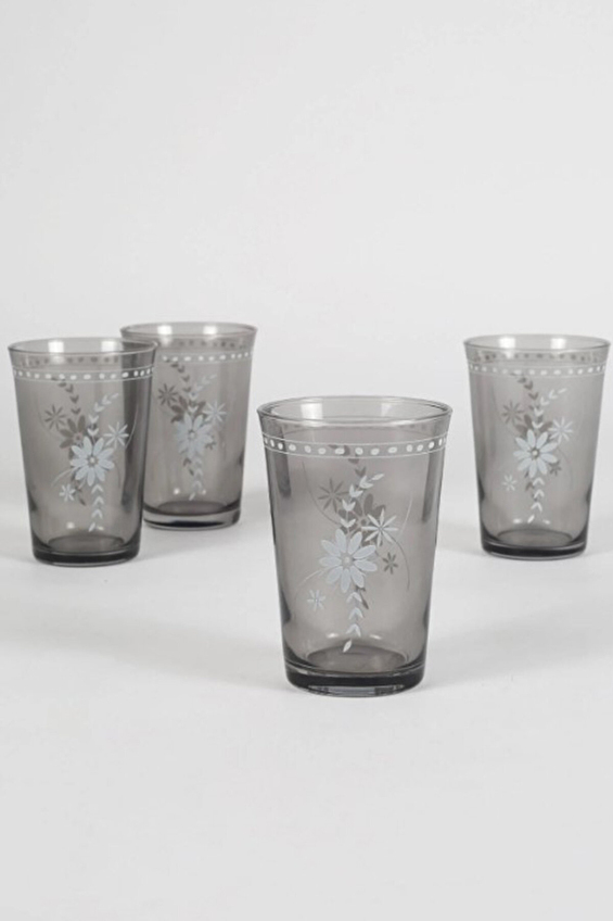 Rakle Nazenin 4lü Su Bardağı Seti Füme 290cc Nzn022 Rakle Nazenin 4lü Su Bardağı Seti Füme 290cc Nzn022