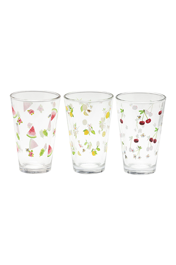 Rakle Frutta Meşrubat Bardağı 3'lü 395 cc Rakle Frutta Meşrubat Bardağı 3'lü 395 cc