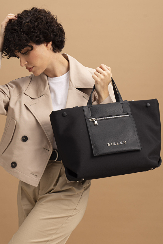 Sisley Kadın Kol Çantası SLY_024 Siyah Sisley Kadın Kol Çantası SLY_024 Siyah