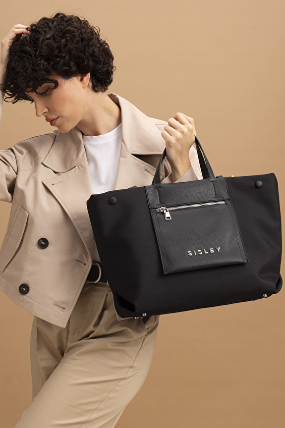 Sisley Kadın Kol Çantası SLY_024 Siyah Sisley Kadın Kol Çantası SLY_024 Siyah