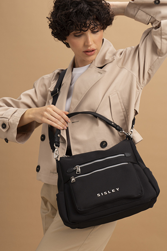 Sisley Kadın Kol Çantası SLY_029 Siyah Sisley Kadın Kol Çantası SLY_029 Siyah