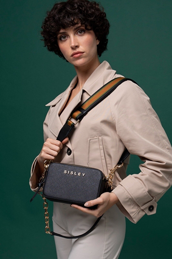 Sisley Kadın Çapraz Çanta SLY_070 Siyah Sisley Kadın Çapraz Çanta SLY_070 Siyah