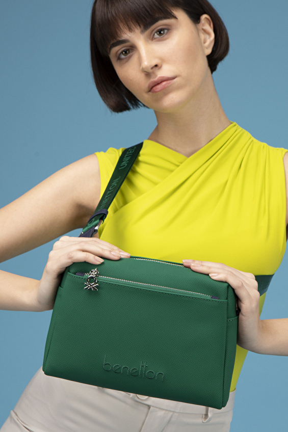 United Colors Of Benetton Kadın Çapraz Çanta BNT_1587 Yeşil/lacivert United Colors Of Benetton Kadın Çapraz Çanta BNT_1587 Yeşil/lacivert