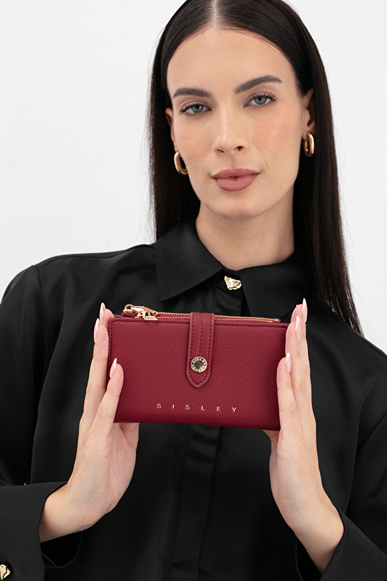 Sisley Kadın Cüzdan SLY_256 Bordo Sisley Kadın Cüzdan SLY_256 Bordo