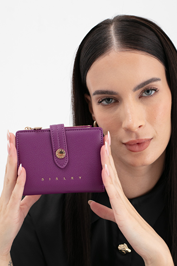 Sisley Kadın Cüzdan SLY_258 Mürdüm Sisley Kadın Cüzdan SLY_258 Mürdüm