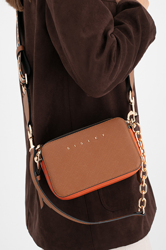 Sisley Kadın Çapraz Çanta SLY_259 Camel/turuncu Sisley Kadın Çapraz Çanta SLY_259 Camel/turuncu