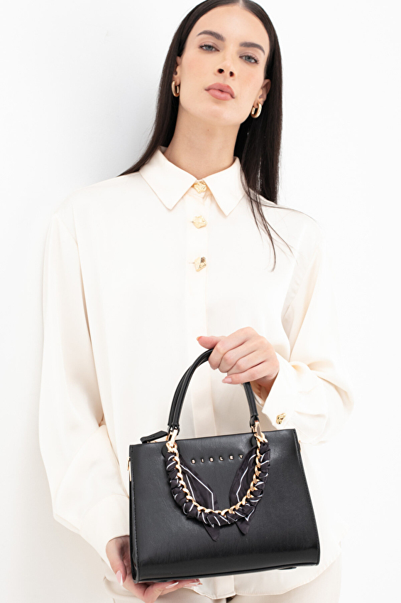 Sisley Kadın Kol Çantası SLY_270 Siyah Sisley Kadın Kol Çantası SLY_270 Siyah