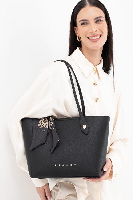 Sisley Kadın Kol Çantası SLY_284 Siyah/bordo Sisley Kadın Kol Çantası SLY_284 Siyah/bordo